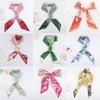 Versatile Silk Scarf Hair Accessory: Long Ribbon Tie Headband & Bow