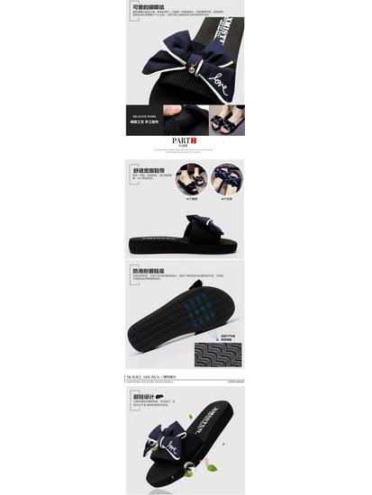 Женские шлепанцы на танкетке с бантом: Универсальные пляжные сандалии на толстой подошве для сочетания с летней юбкой и ношения на открытом воздухе