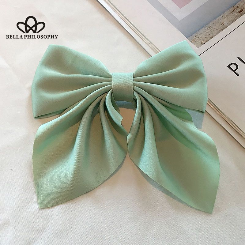 Japanese Style Women's Hair Accessories Bow Hairpin Elegant Simple Hair Accessories Cute Kawaii Girl Hairpin