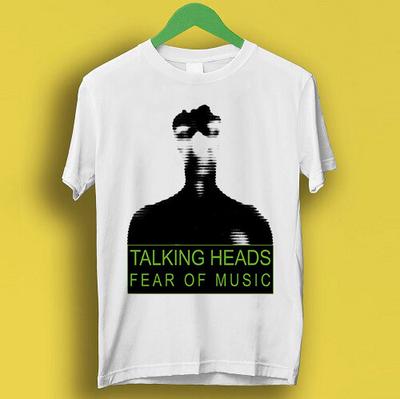Talking Heads Fear Of Music Панк-рок Ретро Крутая Подарочная Футболка P2693