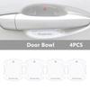 Car Door Bowl Handle Protector Stickers Transparent Anti-scratch Film For Mercedes Benz New B/C/E Class A Class C200L GLC CLA RW7