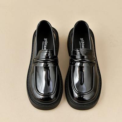 Новые туфли для студентов в японском стиле, туфли в стиле Лолиты для косплея для женщин/девочек, модные черные/кофейные туфли на платформе 2024