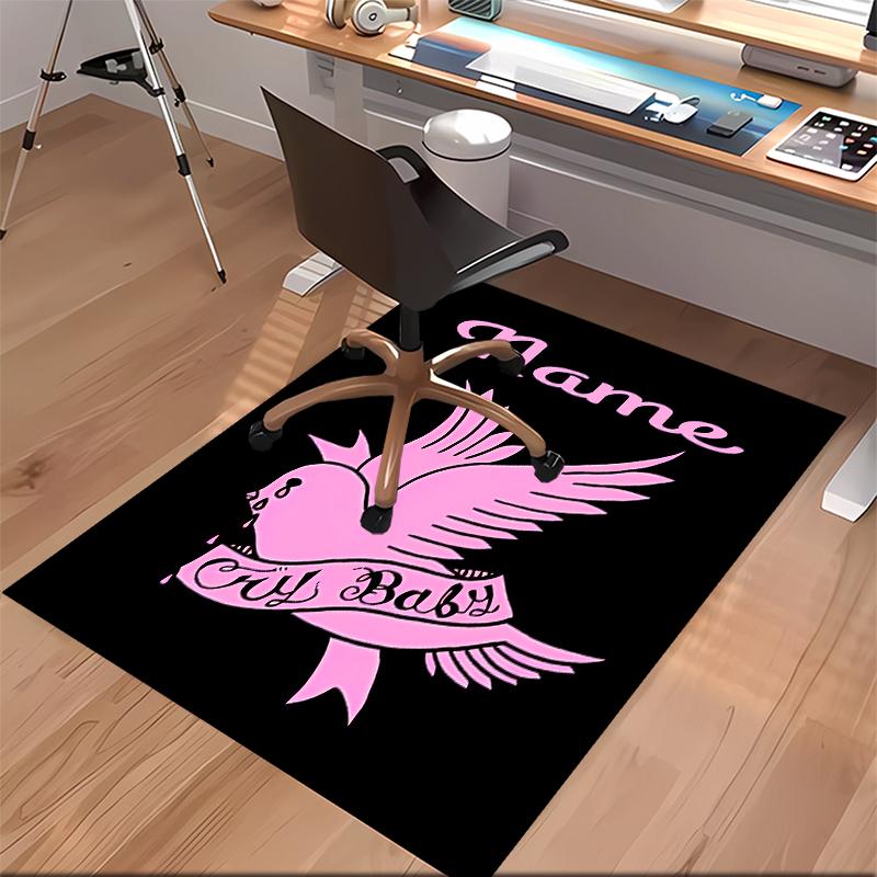 Custom personalization Lil Peep Print Area Rug - Soft, Washable Non-Slip Indoor Mat,Living Room,Home&Office Decorative Rug
