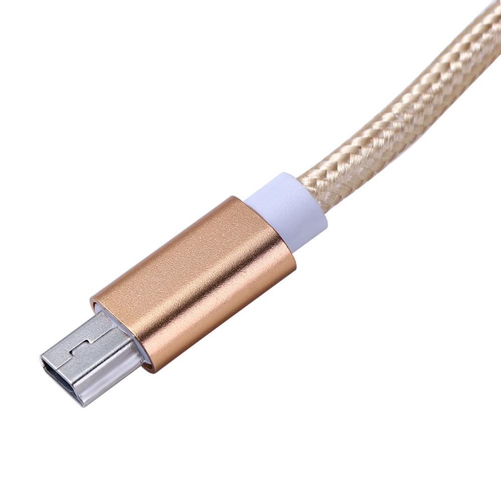 Двухголовочный цифровой фотокамерный зарядник Мини-USB-шнур Быстрый кабель для зарядки данных Мини-USB на USB-зарядное устройство Кабель для зарядки камеры
