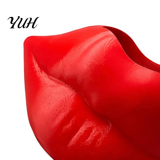 Creative Gift for Beauty Lovers Lip Shaped Storage Box, Decorative 3D Printed PLA Sculpture, Makeup Brush Holder Cup Art Ornament Brushes And Jewelry