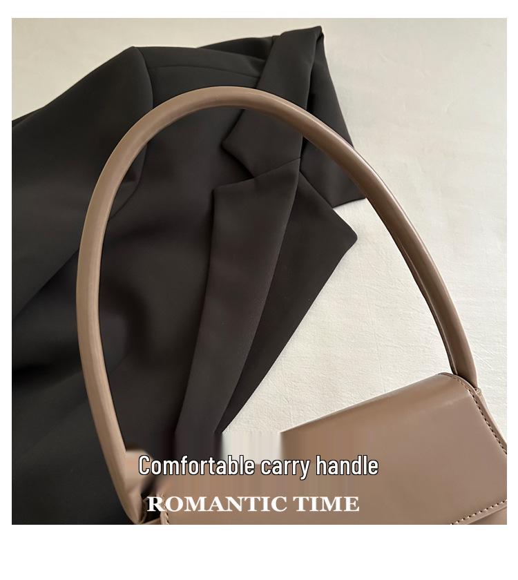 Ретро Нишевая Сумка-Багет - Весенняя Мода 2025: Трендовая корейская сумка под мышку, на одно плечо, ручная сумка для поездок на работу для женщин