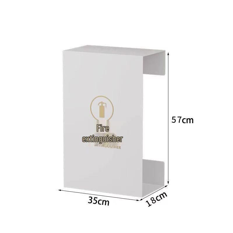 Fire Extinguisher Rack with Storage and Safety Cover for Dry Powder
