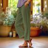 2023 Women's Cotton Linen Loose Straight-Leg Casual Fashion Pants