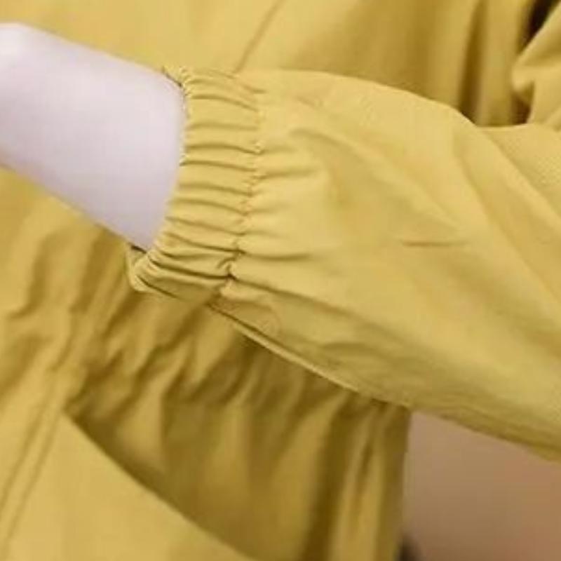 Женские куртки, новые, весна-осень, с длинными рукавами, повседневная, спортивная, верхняя одежда, женская, базовая, с лацканами, ветрозащитный кардиган, ветровка