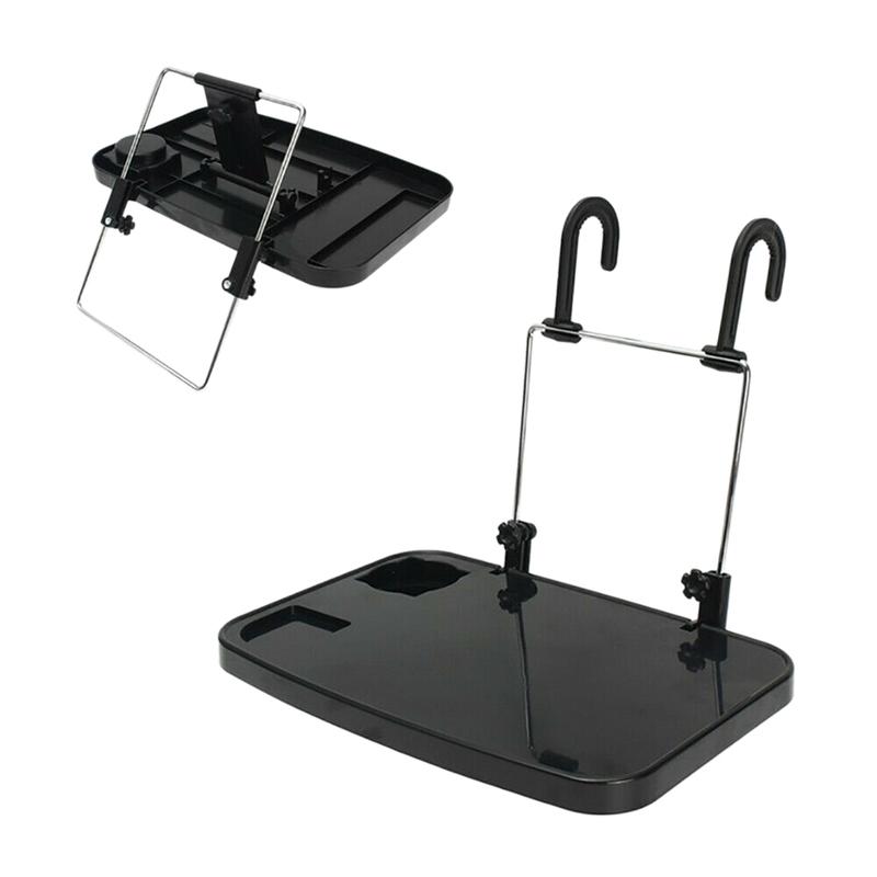 Innovative 2X Folding Car Computer Desk Work Table In Car Laptop Stand Food Tray Drink Holder