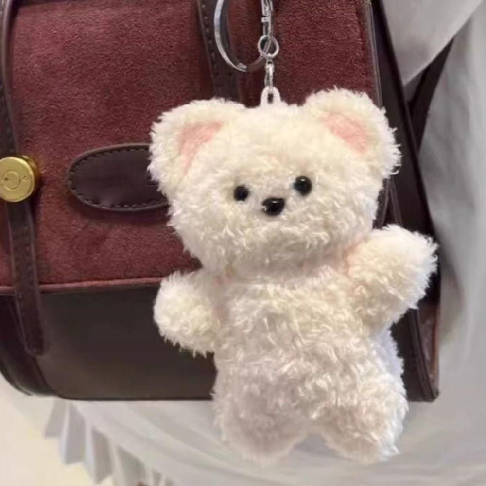 Cartoon Magnetic Bear Pendant Magnetic Bear Plush Pendant Cartoon Bear Key Chain Kids