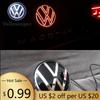 Для VW Volkswagen Jetta MK5 Golf Volkswagen Светящийся задний значок для Tiguan 2017-2024