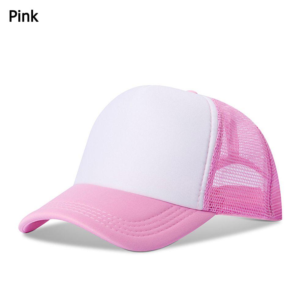 Adjustable Flat Visor Mesh Sunhat Snapback Baseball Cap Trucker Hat