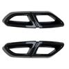 2Pcs/Set Car Rear Exhaust Pipe Tail Throat Exhaust Diffuser Frame Fit For VW Volkswagen Passat B8 2016- Auto Accessories