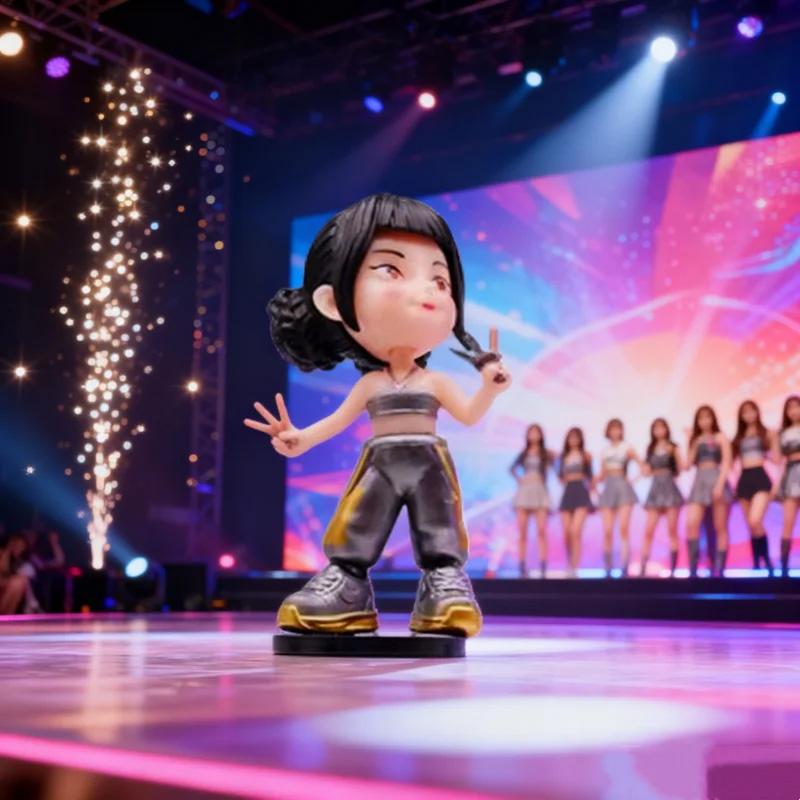 Новая Аниме Kpop Охотники на Демонов Фигурка Игрушка Мультяшная Руми/Мира/Зои Фигурка Действия ПВХ Украшение для Рабочего Стола Модель Кукла Игрушка Подарок для Фанатов