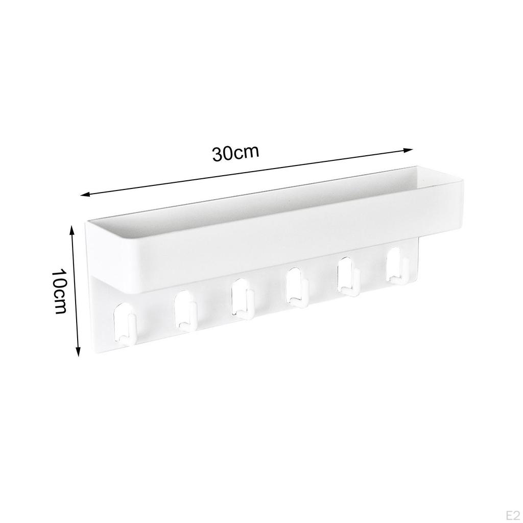 Стойка для хранения ключей, крючки, компактный органайзер, настенная вешалка для спальни