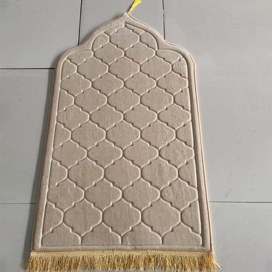 Islamic Prayer Rug Thickened Floor Mat Non-Slip Bottom Prayer Floor Mat for Kids Men Women Forehead Knees Ramadan Eid Gift
