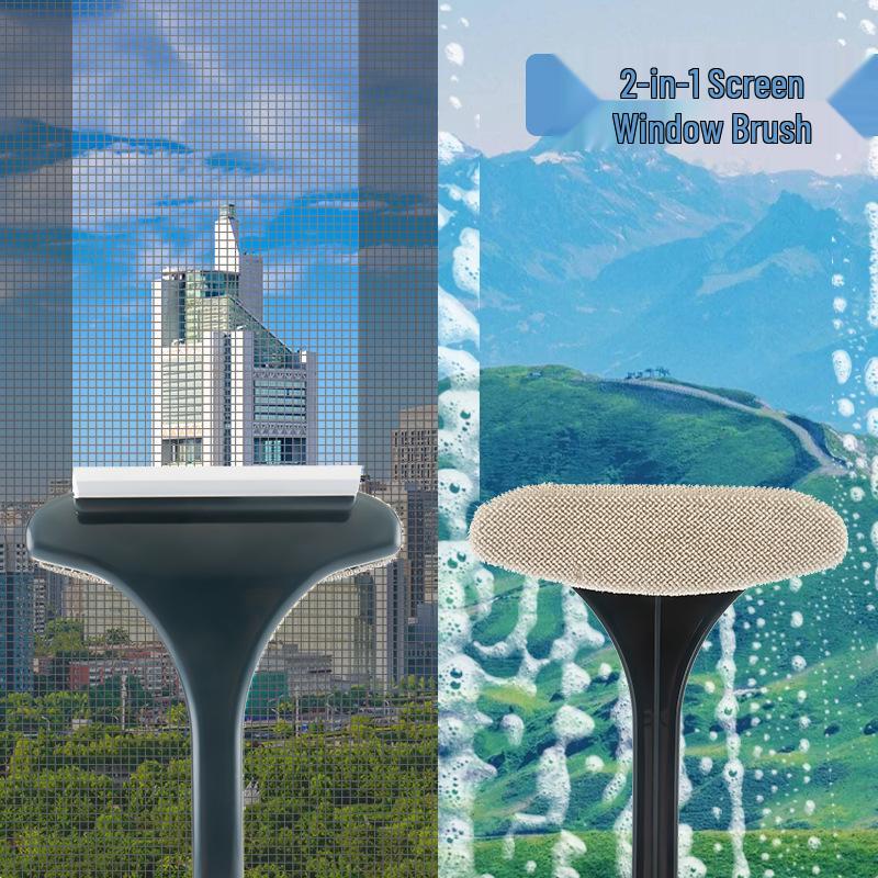 Removable & Washable Screen Window Cleaning Brush for Daily Use – Glass & Dust Remover