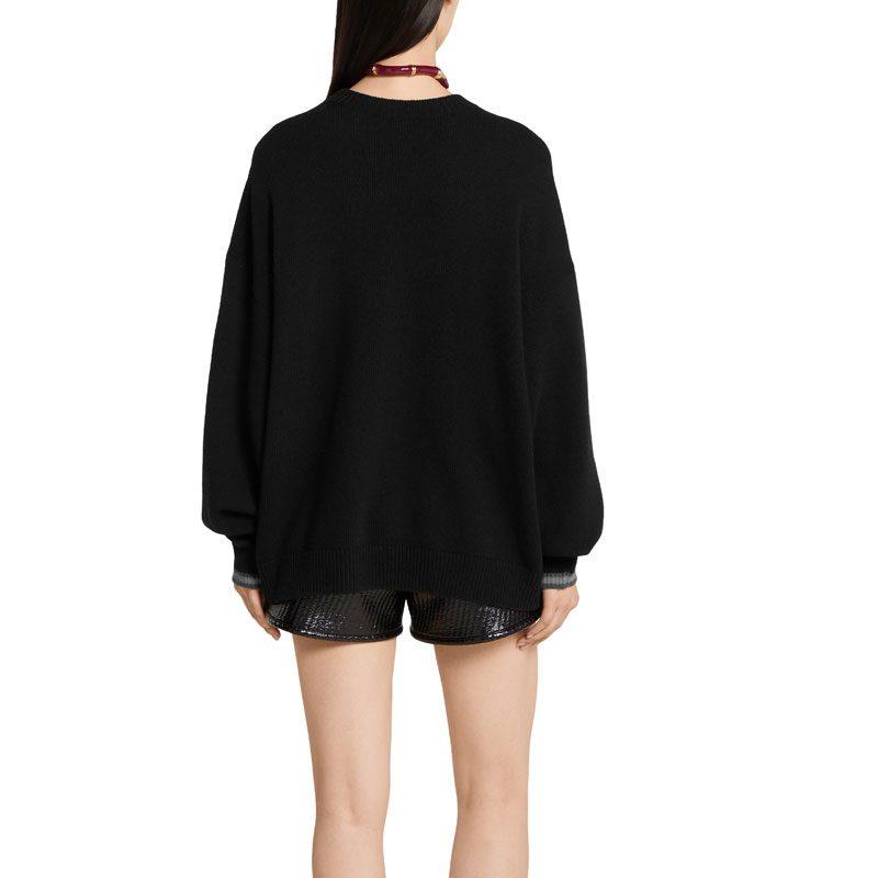 GUCCI SS25 Sweater Women's Black 810341-XKEWI-1152