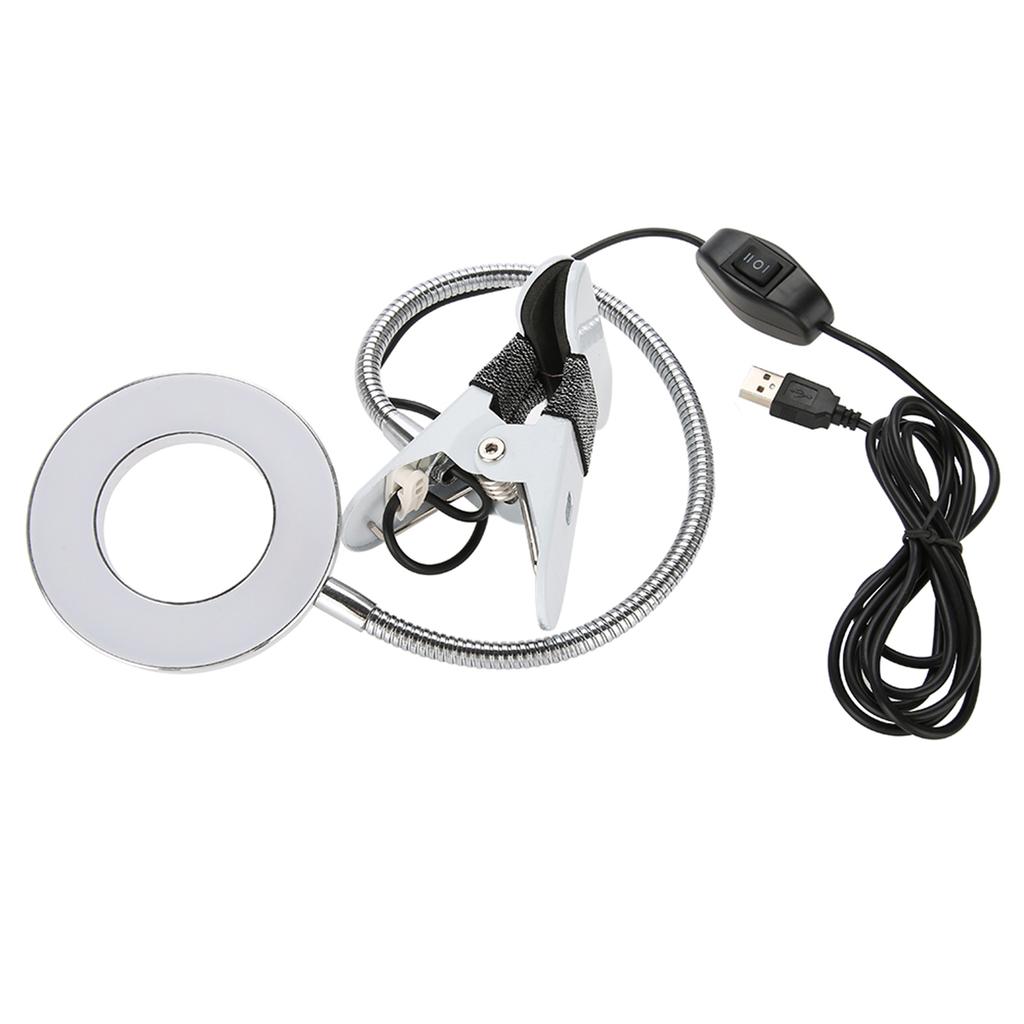 USB Makeup LED Lamp Beauty Table Lamp with Clamp Flexible Gooseneck Makeup Desk Light