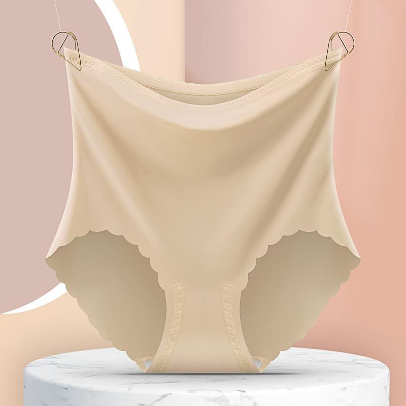 Женские трусики Ice SilkTummy Control, женские бесшовные трусики, трусы, нижнее белье, ультратонкое летнее нижнее белье