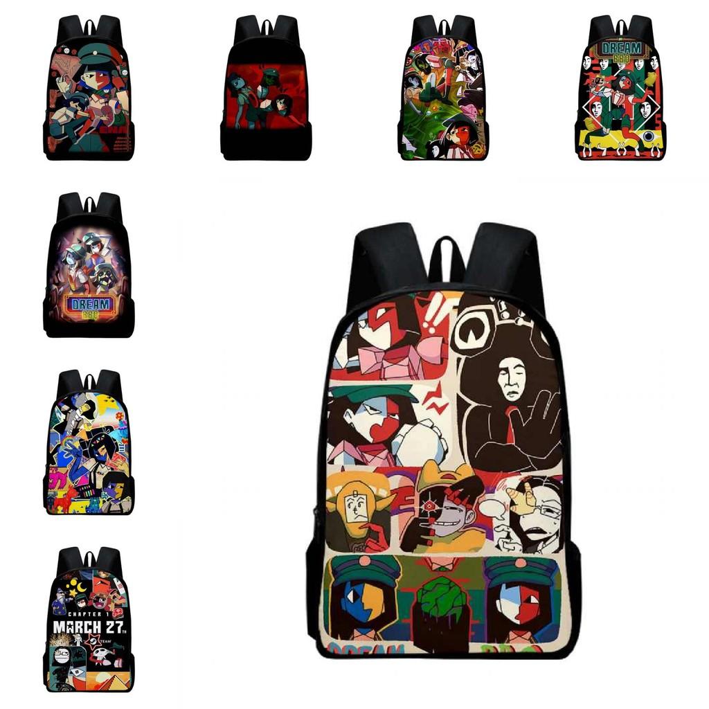 Bbq Dream Ena Student Book Backpack Fashionable Prints Schoolbag Gifts Kids