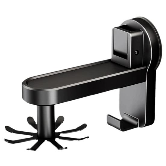 Присоска держатель для посуды прочный несущий простой монтаж настенный кухонный вращающийся на 360 градусов