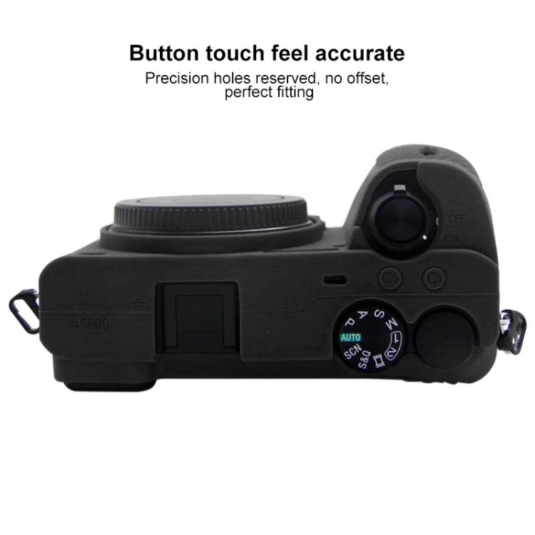 Мягкий силиконовый защитный чехол PULUZ для Sony A6600 / ILCE-6600