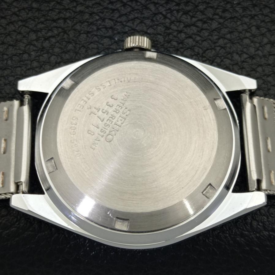 ВОССТАНОВЛЕННЫЕ ВИНТАЖНЫЕ МУЖСКИЕ ЧАСЫ SEIKO 5 AUTOMATIC JAPAN D/D WHITE 528-a277005-7