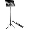 Folding Music Stand, Adjustable Height (75-135cm), Tripod Stability, Tri-Fold Design, Multi-Function Desktop Stand for Reading and Writing