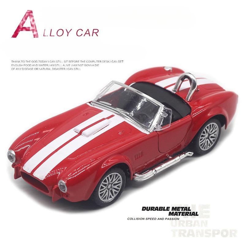 13см 1:Масштаб 32 Металлический Сплав Классический Shelby Cobra 427 Классический Автомобиль Модель Автомобиля Литье под Давлением Транспортные Средства Игрушки Детские Рождественские Подарки
