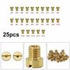 25x Main Jet 55-115 M6 For Dellorto & For Mikuni Carburetors 6mm Carburetor Injector Nozzle Suitable For Dellorto PHNL For PHVA