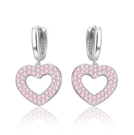 Серьги-гвоздики из серебра 925 пробы, милые, блестящие, Бант, Цветок, Единорог, Сердце, Ракушка, Перо, Модные, Тонкие ювелирные изделия, Подарок для женщин