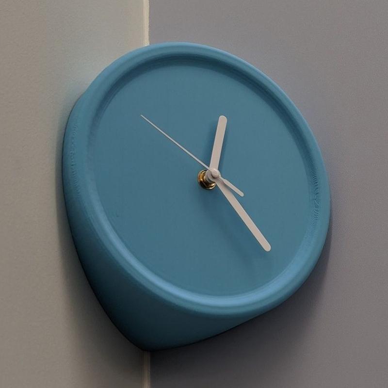 3D Printing DIY Elegant Wall Clock Concave Angle Living Room Luxury Wall Clocks 8 Inch Modern Minimalist Unique Clock Interior Silent Movement Clocks