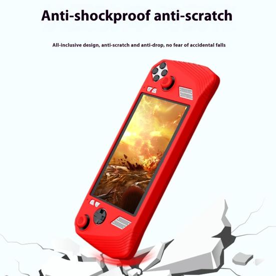 Силиконовый чехол для игровой консоли, защитный чехол, ударопрочный, нескользящий, устойчивый к падениям, защитный чехол для ROG ALLY