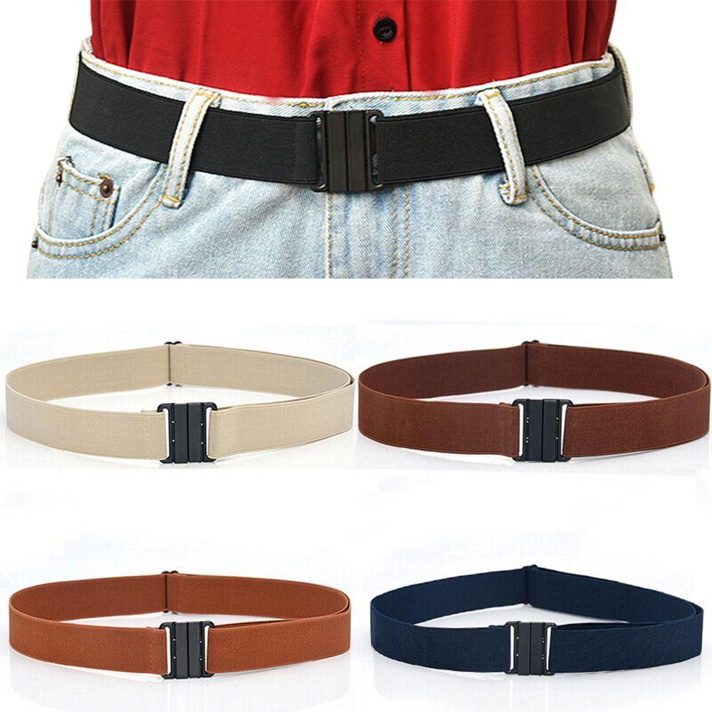 Canvas Belts Elastic Belts Stretch Stretch Waist Band Retro Waist Belt  Unisex