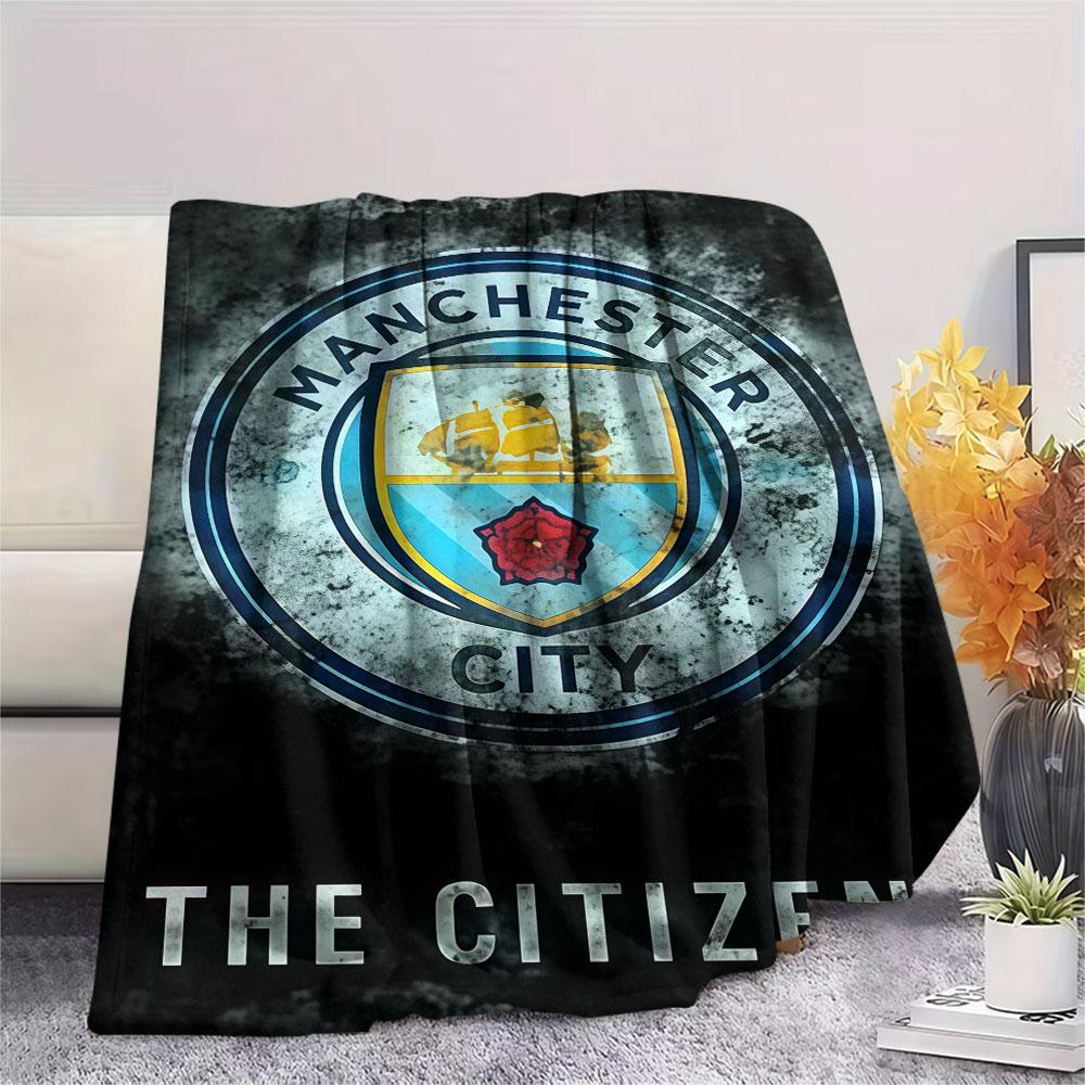 Cool MCFC Prints Blanket, High quality Comfortable for All Seasons, Home Decor, Warmth and Comfort