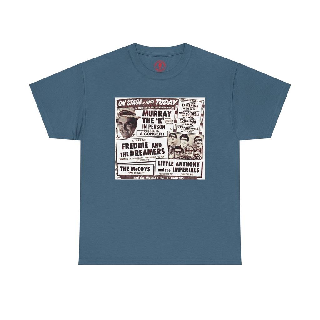 Vintage Retro Marquee Concert T Shirt Little Anthony Imperials McCoys