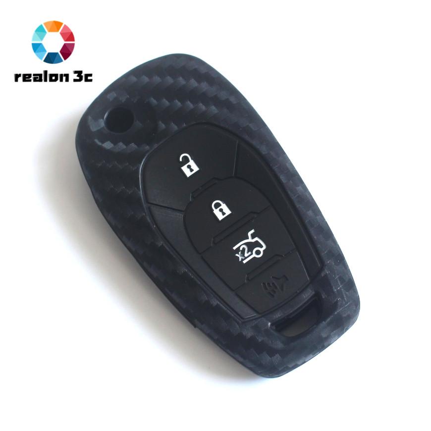 Чехол для автомобильного ключа для Chevrolet Cruze Spark Sonic Camaro Volt Bolt Trax Malibu Captiva Lacetti Aveo 2/3/4/5 кнопок