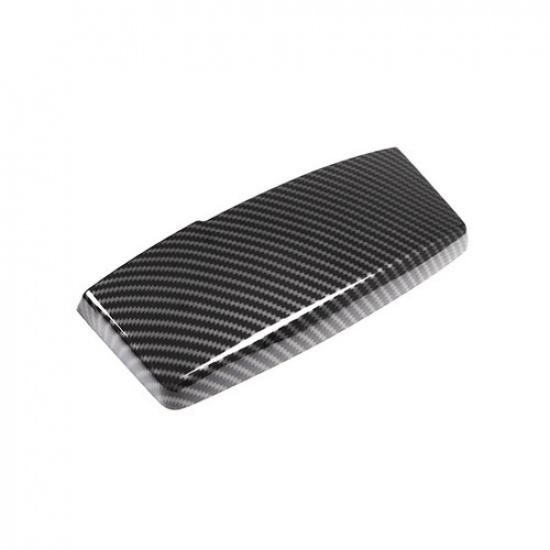 Carbon Texture Center Console Armrest Box Panel Cover For BMW 5 Series E60 04-10