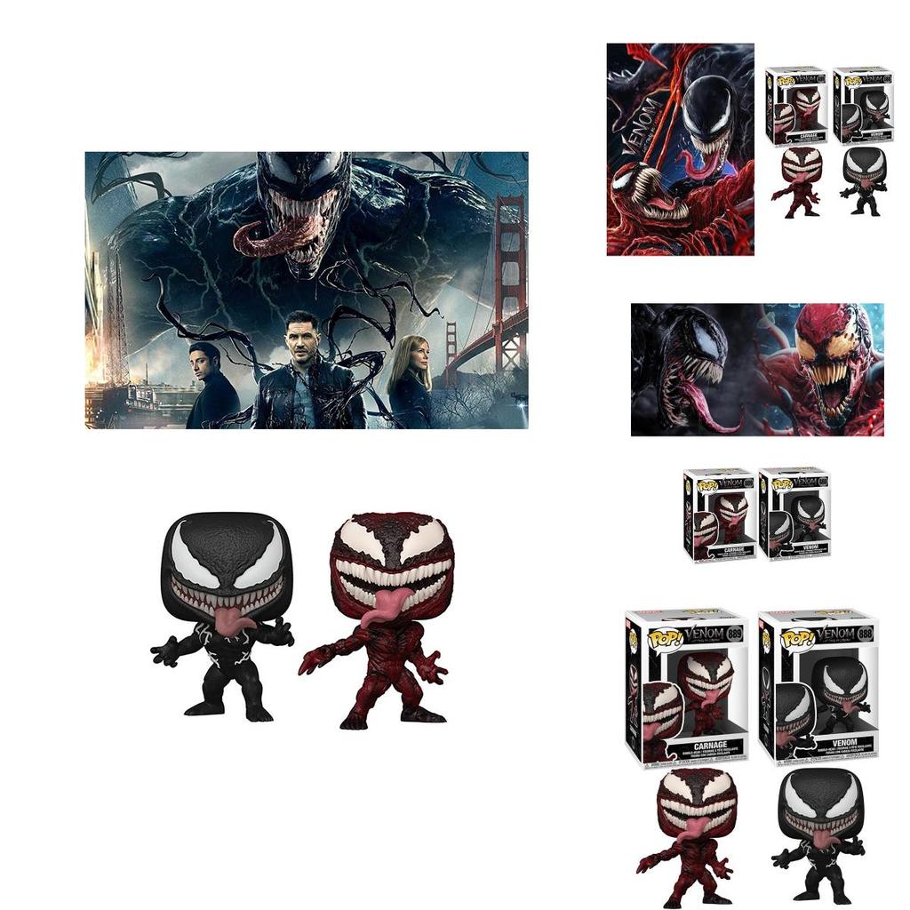 Venom Pop Carnage Vinyl Action Figure Singular Exclusive Rare Collectible Model Toy