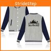 Autumn Plus Menwomen Size Buttons Sweatshirt Fashion Baseball Jackets