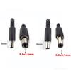 5.5mmx2.1mm DC Power Jack Male Female Socket Panel Mount Connector Dust Cover Metal DC Male Plug 5.5*2.5mm 2.5mm 2.1mm DC099
