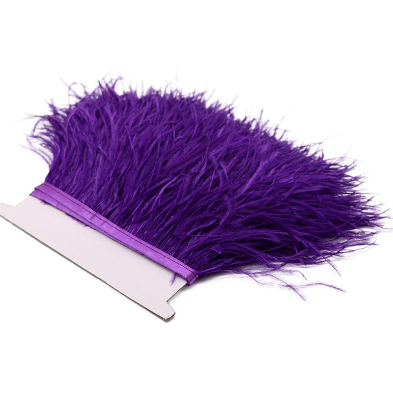 Перо1Метр Натуральная Страусиная Перовая Отделка 8-10см Свадебное Вечернее Платье DIY Швейные Аксессуары Обработка Ювелирных Изделий Лента Plumas Поделки