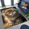 2026 Новый Милый Кот Котёнок Мяу Мультяшный Ковер для Спальни Гостиной Дивана Дома Придверный Коврик Декор, Большой Детский Игровой Нескользящий Напольный Коврик