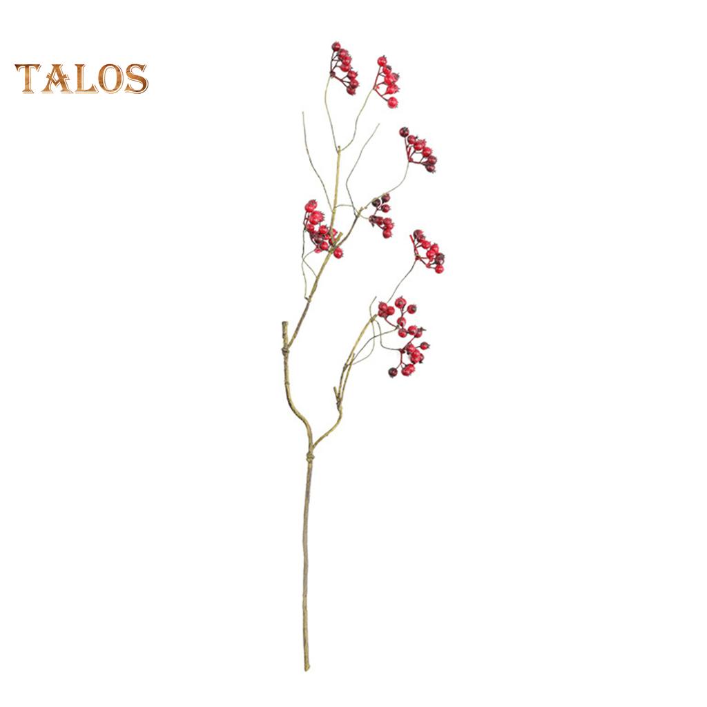 TK 1Pc American Cranberry Berries Small Fresh Artificial Fake Flower Wedding Decor