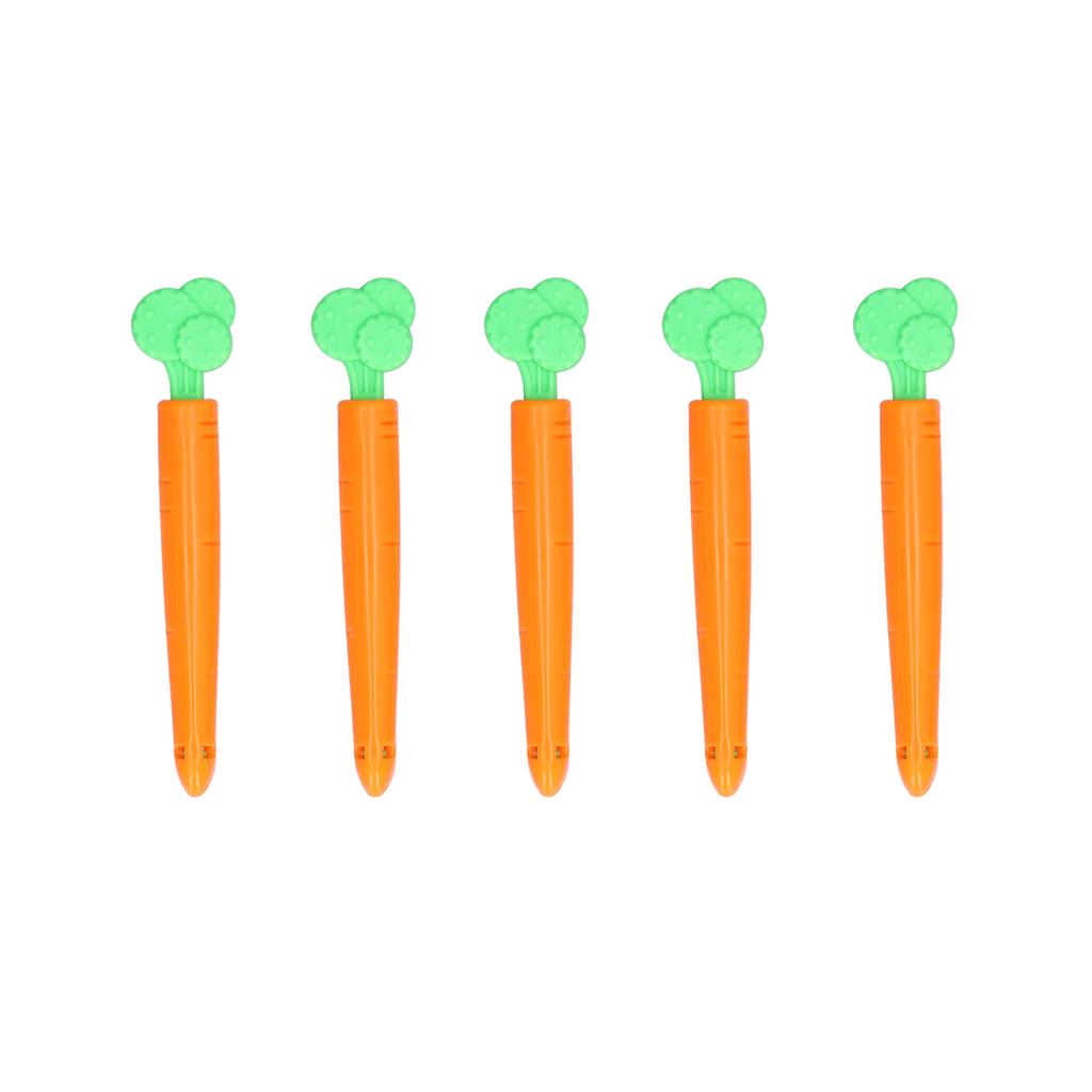 Уплотнительные зажимы с двойными канавками Магнитная адсорбция Простые и практичные зажимы для пакетов в виде моркови