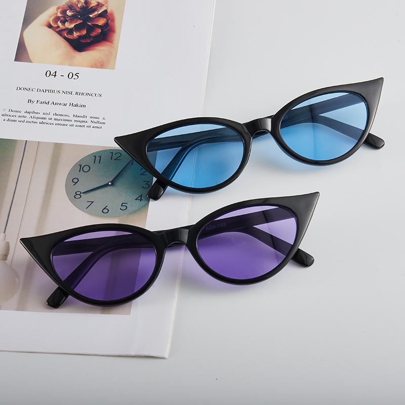 Винтажные солнцезащитные очки «кошачий глаз» женские Роскошный бренд Дизайнерские Градиентные Солнцезащитные очки Для Женщин Винтажные Черные Модные Женские Очки
