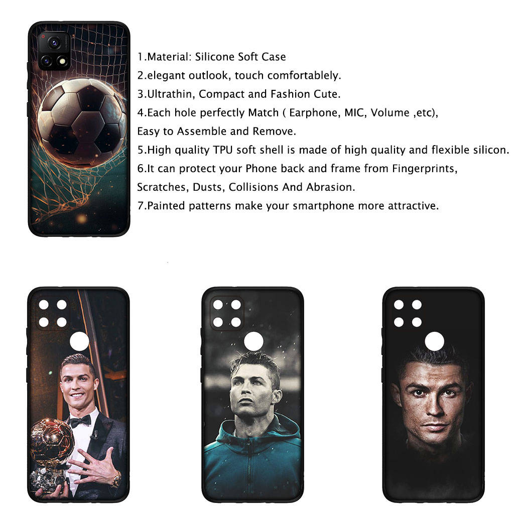 Чехол для iPhone 16 15 Xiaomi Redmi Note 14 13 12 11 Pro Max X 8 9 16e Samsung Galaxy S25 S24 S23 Moto OPPO Huawei Football No7 Soccer No 7 Phone Case