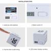 Chronograph Shower Stopwatch Countdown Alarm Clock Time Reminder Kitchen Timer Cooking Tool
